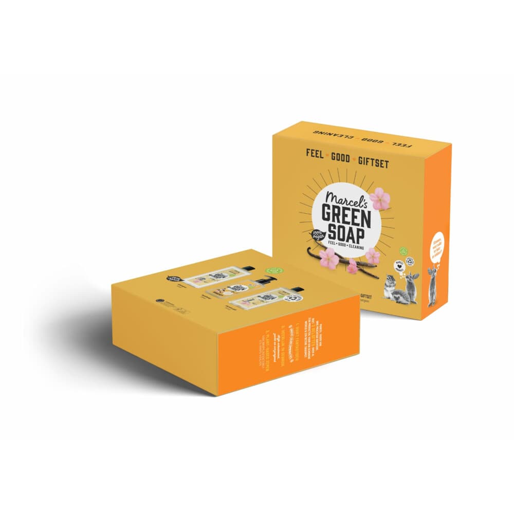 Marcel's Green Soap Giftbox Vanille Cherry Blossom 3 stuks