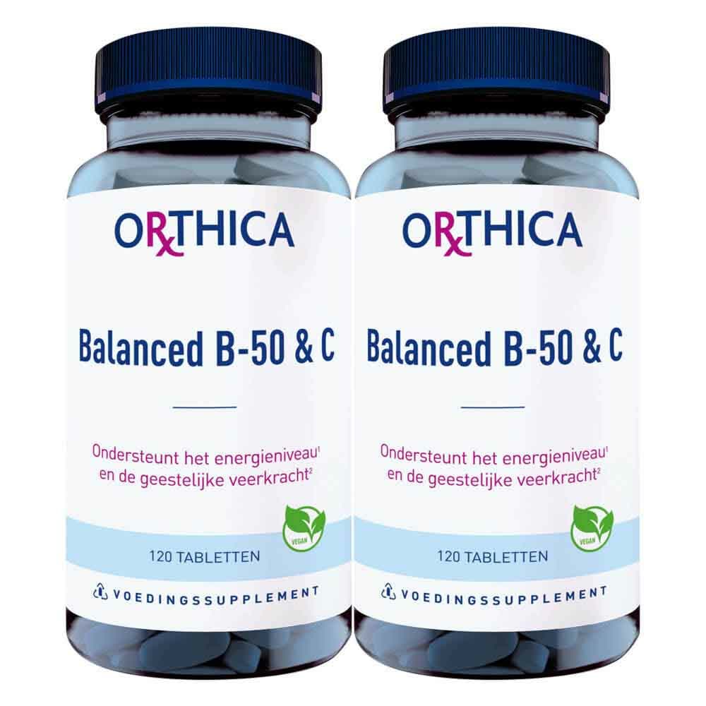 Gratis Verzending: 2x Orthica Balanced B-50&C 120 tabletten