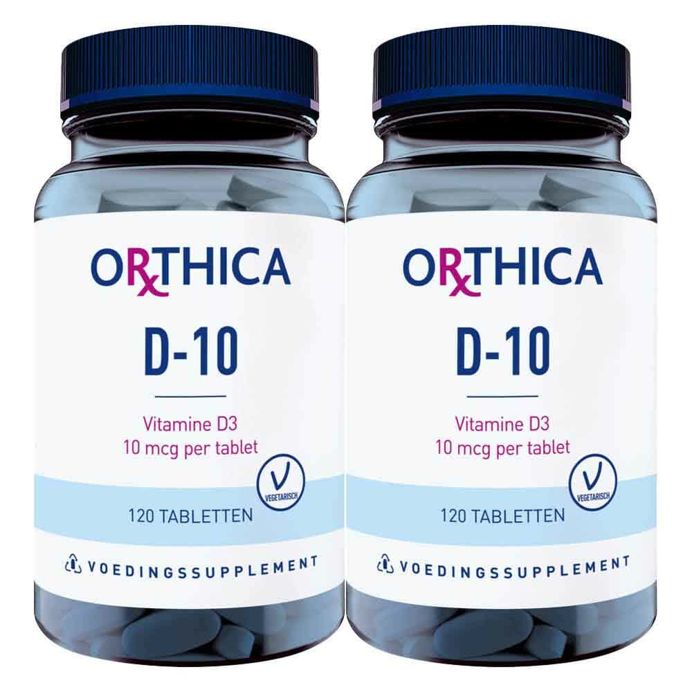 Gratis Verzending: 2x Orthica D-10 120 tabletten
