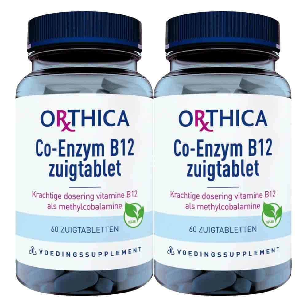 Gratis Verzending: 2x Orthica Co-Enzym B12 60 zuigtabletten