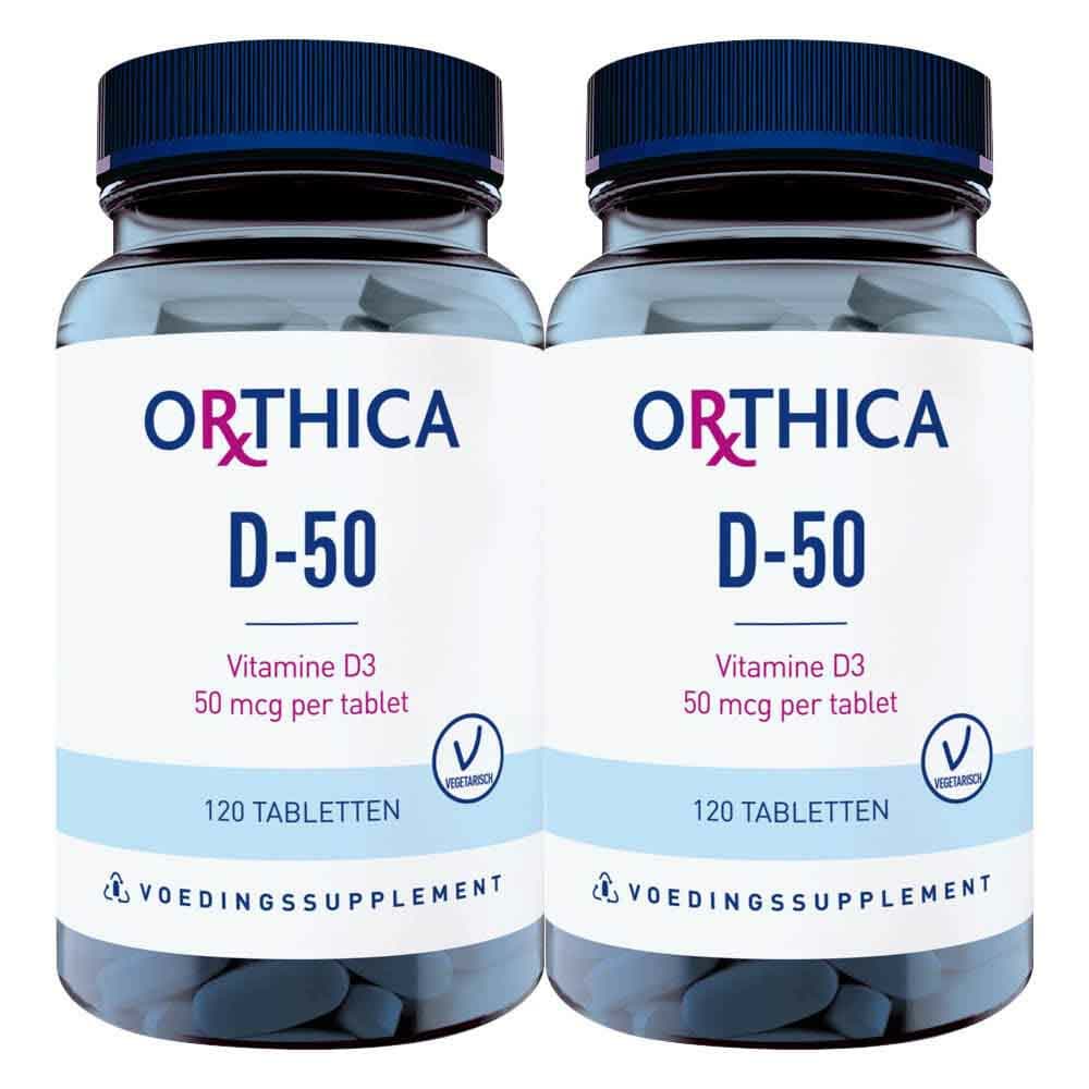 Gratis Verzending: 2x Orthica D-50 120 tabletten