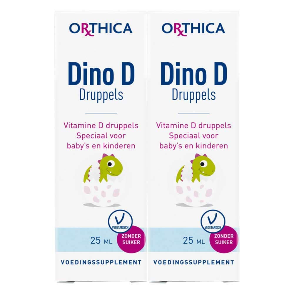 Gratis Verzending: 2x Orthica Dino D Druppels 25 ml