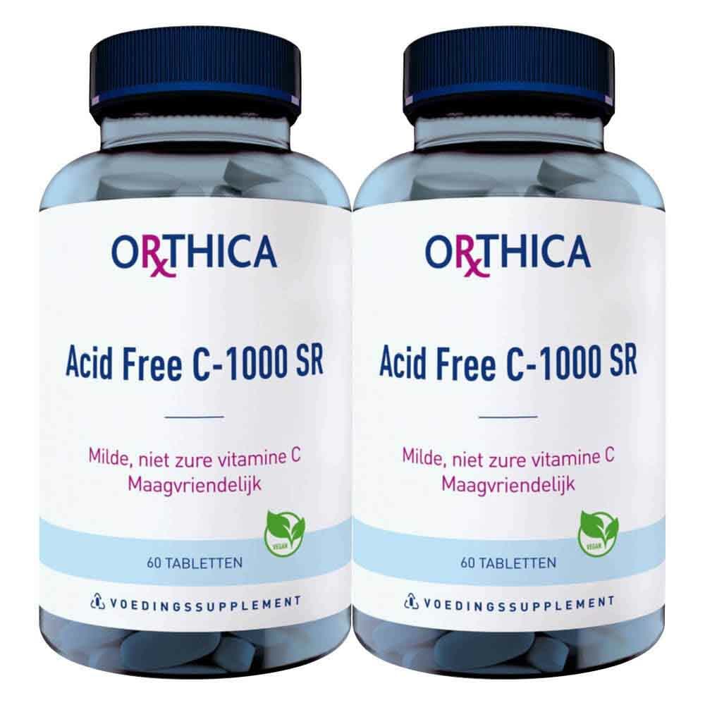 Gratis Verzending: 2x Orthica Acid Free C 1000 SR 60 tabletten
