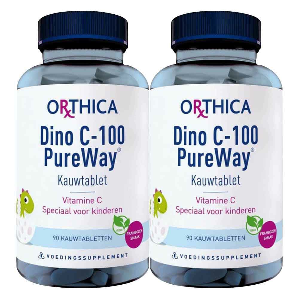 Gratis Verzending: 2x Orthica Dino C-100 PureWay 90 kauwtabletten