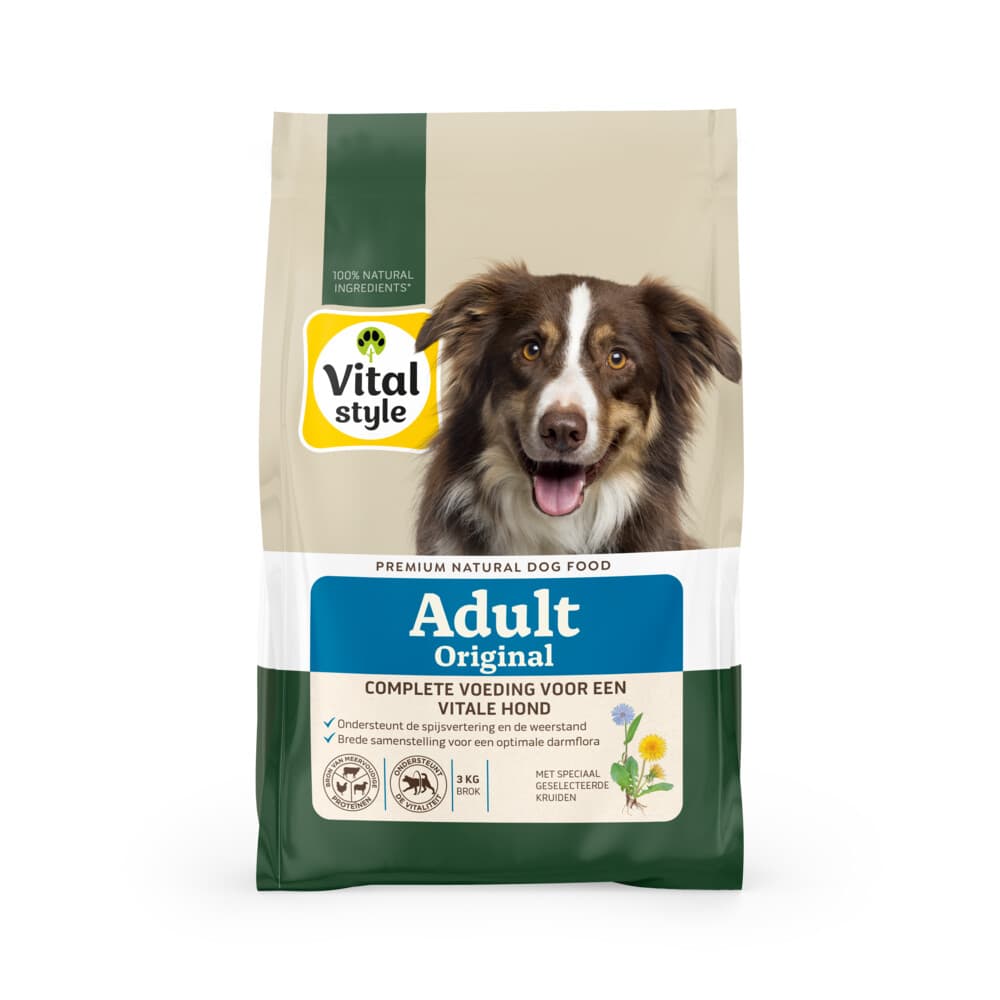 Vitalstyle Adult Original Hondenvoer 3 kg