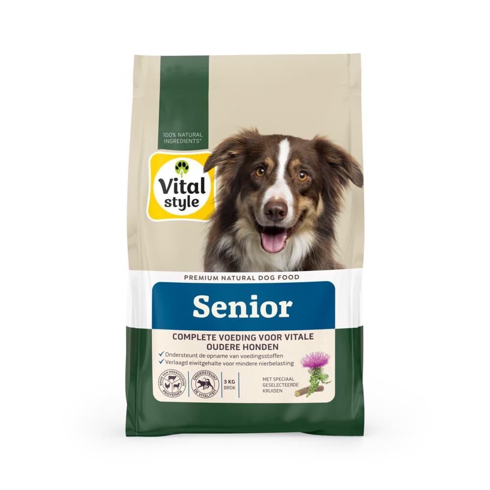 Vitalstyle Senior Hondenvoer 3 kg