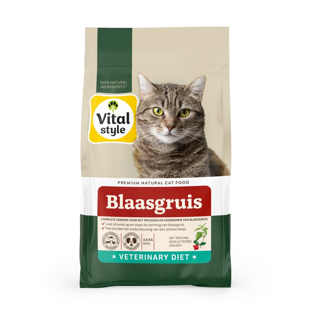 2x Vitalstyle Blaasgruis Kattenvoer 3,5 kg