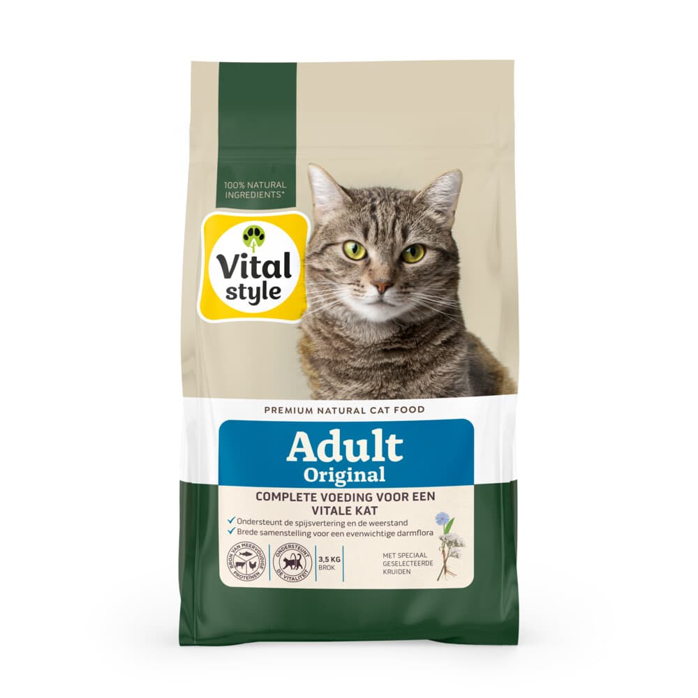 Vitalstyle Adult Original Kattenvoer 3,5 kg