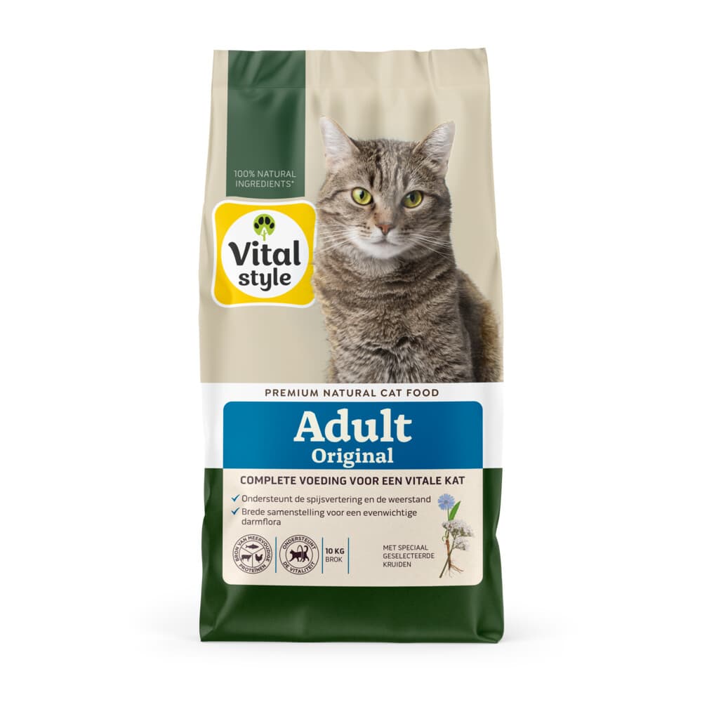 Vitalstyle Adult Original Kattenvoer 10 kg