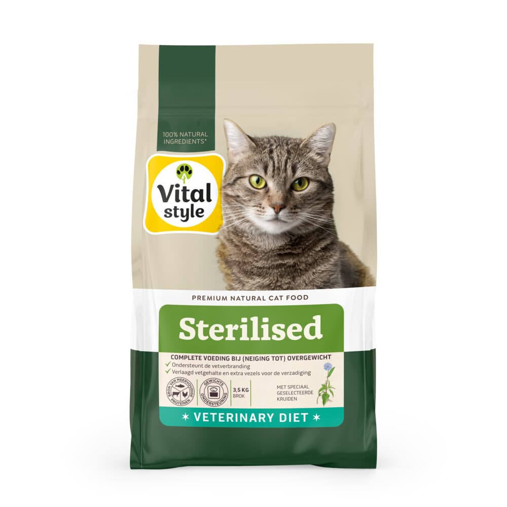 Vitalstyle Sterilised Kattenvoer 3,5 kg