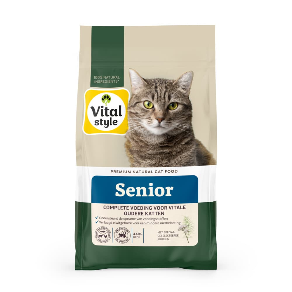 Vitalstyle Senior Kattenvoer 3,5 kg
