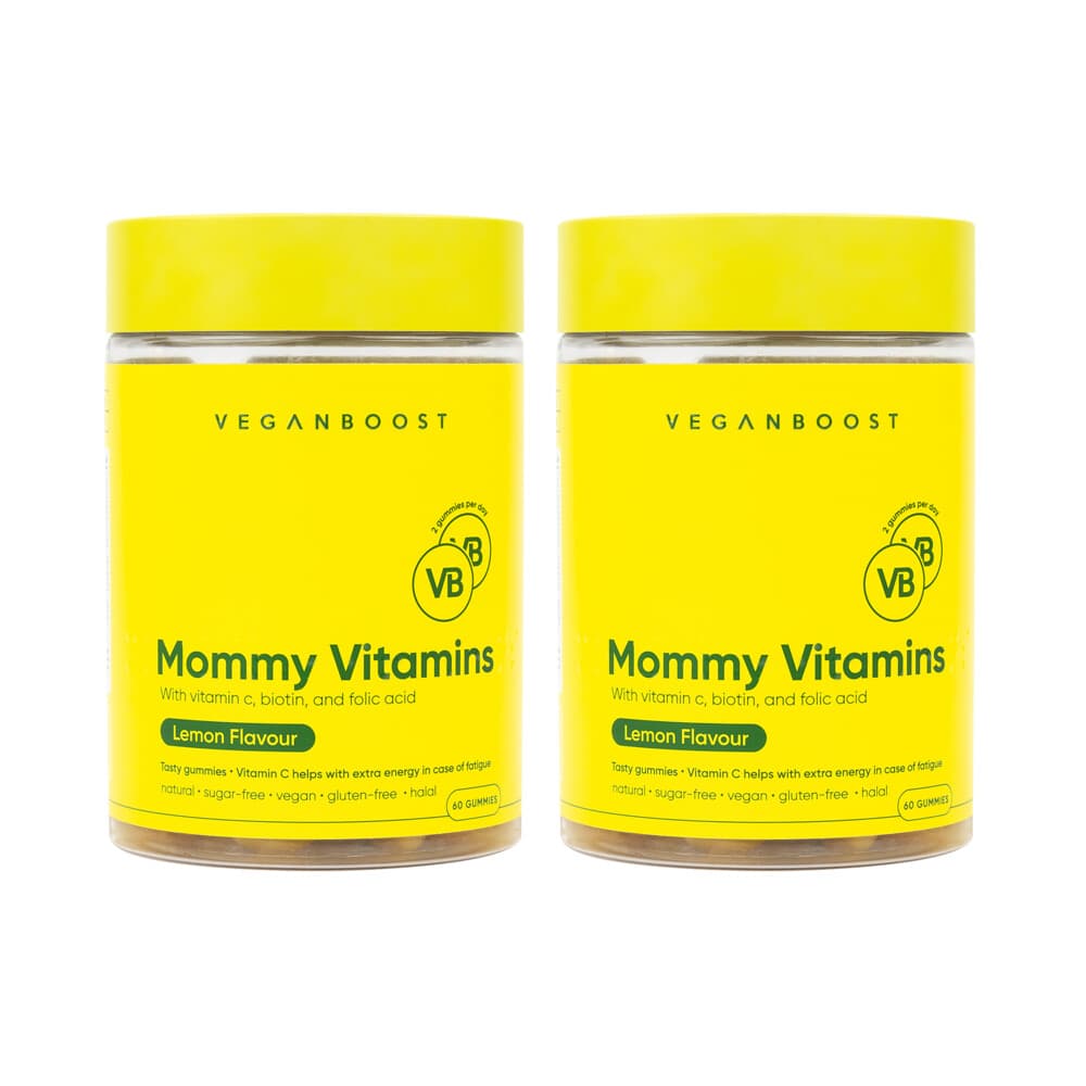 Gratis Verzending: 2x Veganboost Hair Vitamins Mommy Lemon 60 gummies