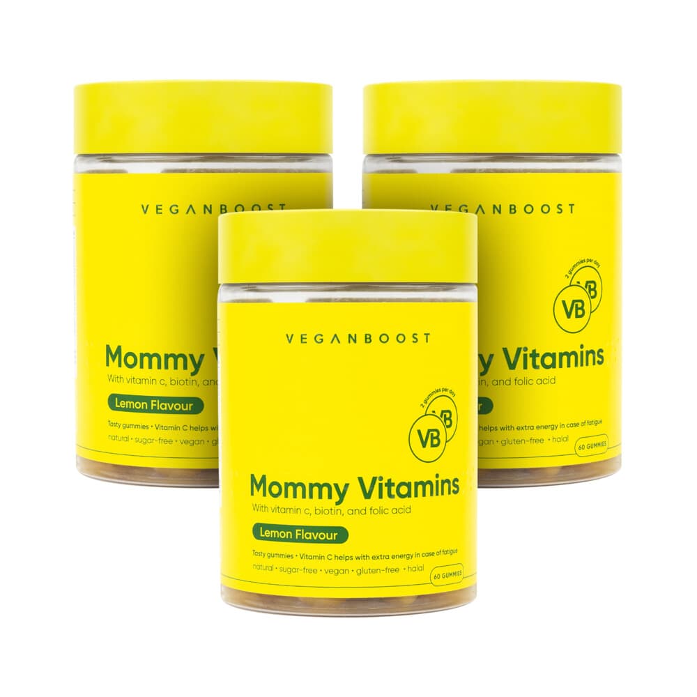Gratis Verzending: 3x Veganboost Hair Vitamins Mommy Lemon 60 gummies