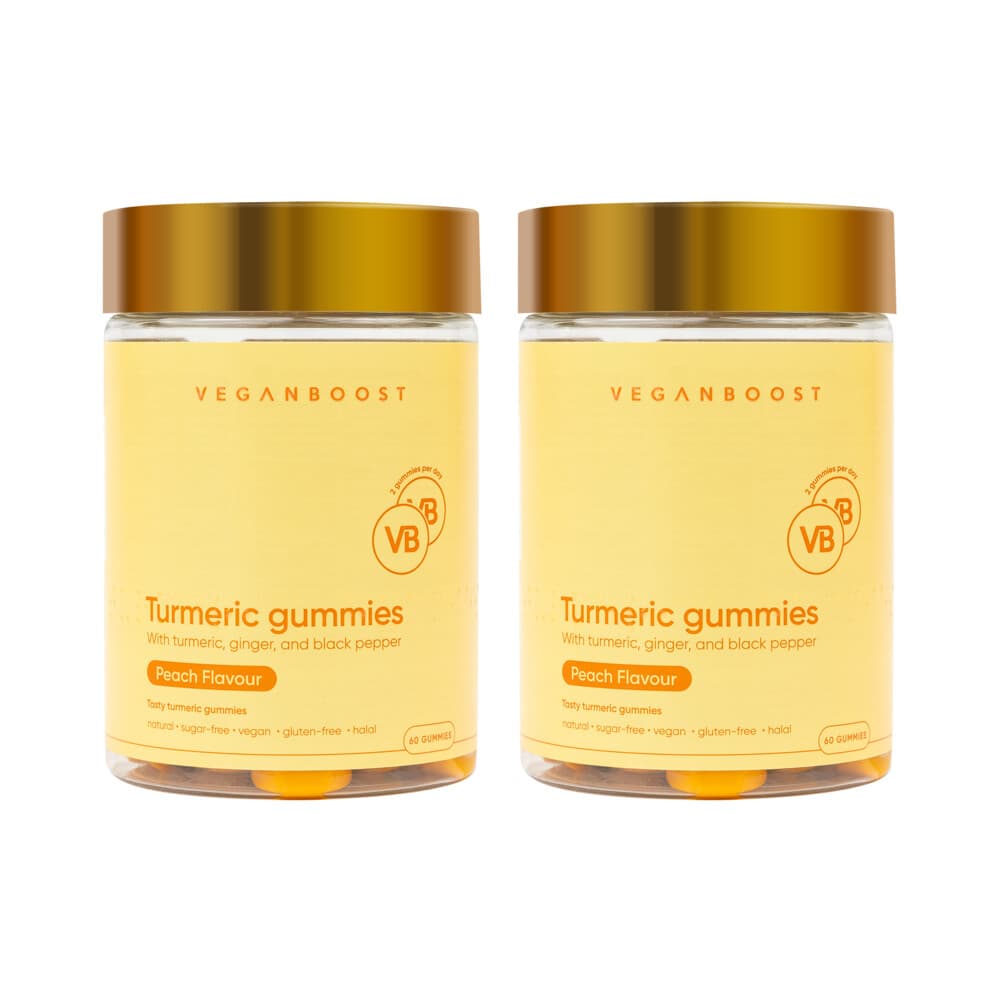 Gratis Verzending: 2x Veganboost Kurkuma 60 gummies