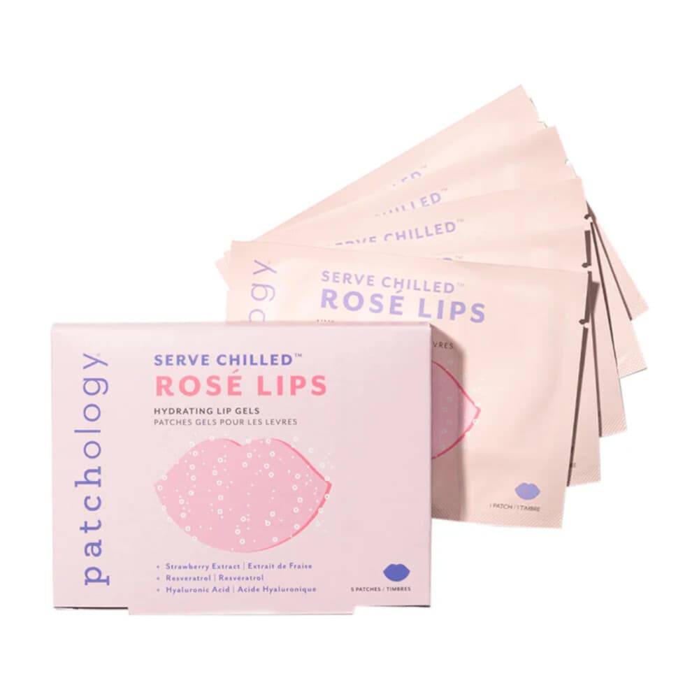 Patchology Hydrating Lip Gels Serve Chilled Rose 5 stuks