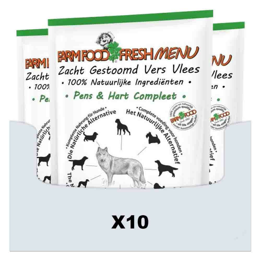 10x Farm Food Fresh Menu Pens en Hart 300 gr