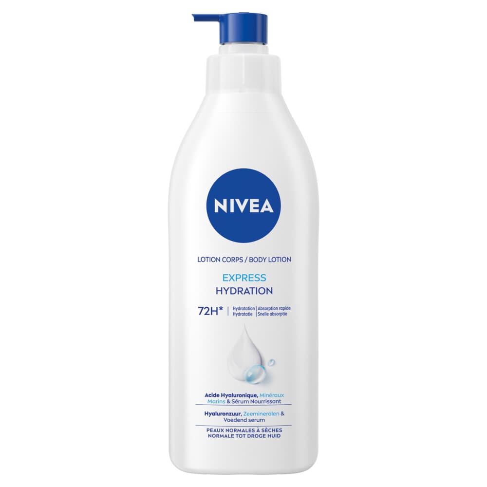 1+1 gratis: NIVEA Bodylotion met Pomp Express 400 ml
