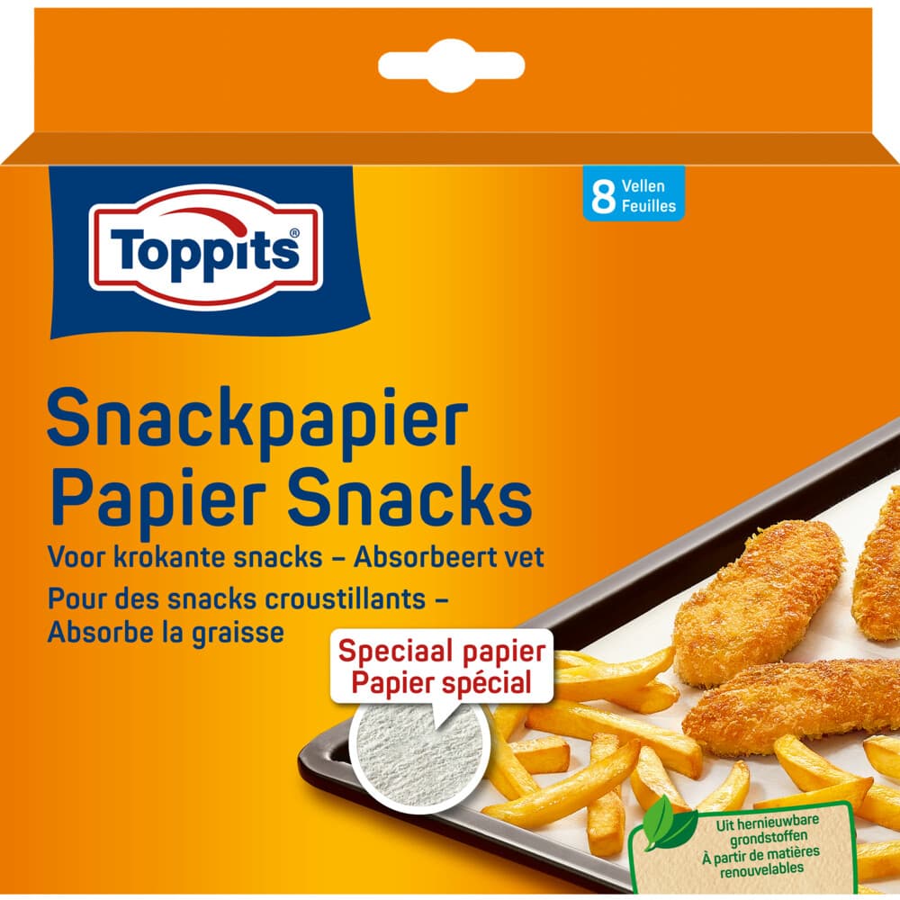 Toppits Snackpapier Vellen 8 stuks