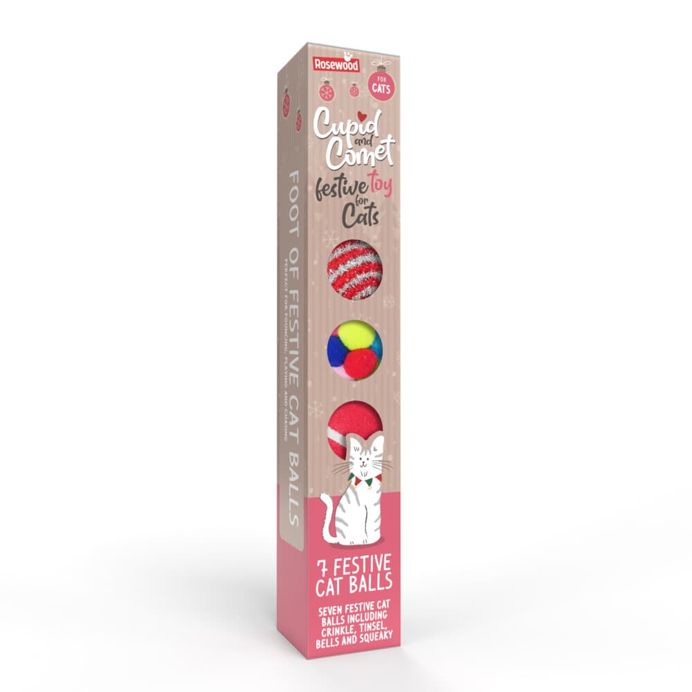 Rosewood Cupid&Comet Feestelijke Kerst Speelballen Set