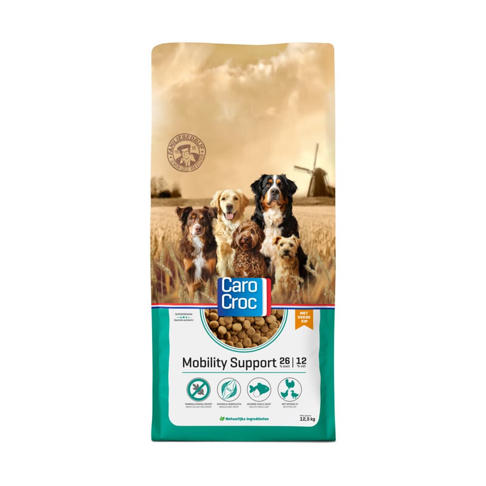 CaroCroc Hondenvoer Droog Mobility Support 12,5 kg