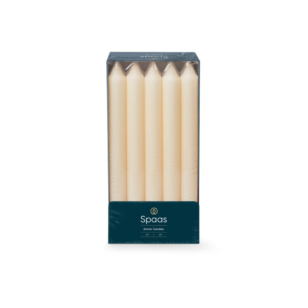 SPAAS Huishoudkaars Ivoor 21/240 mm± 8 branduren 10 stuks
