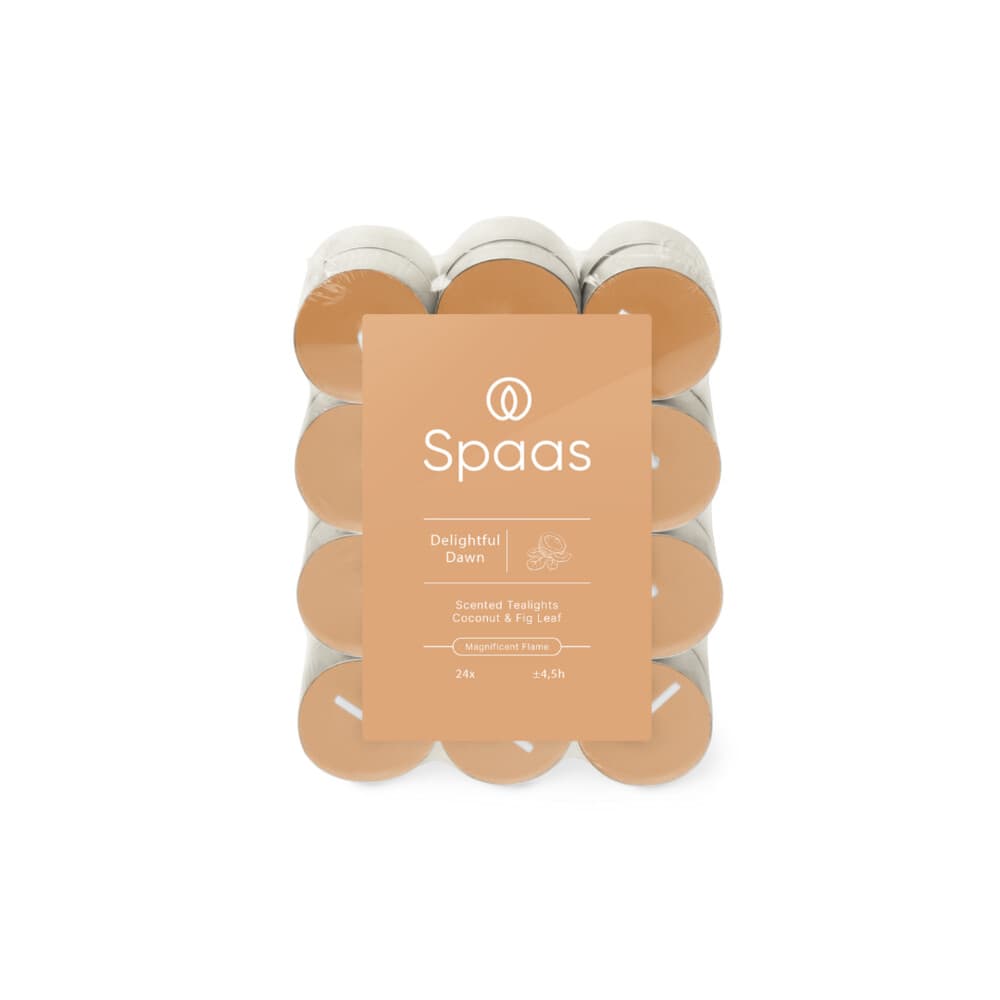 SPAAS Geurtheelichten Delightful Dawn± 4,5 branduren 24 stuks