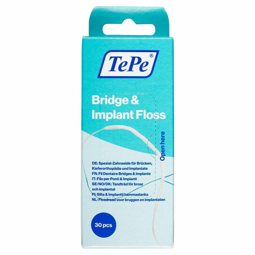 3x TePe Bridge&Implant Floss 30 stuks