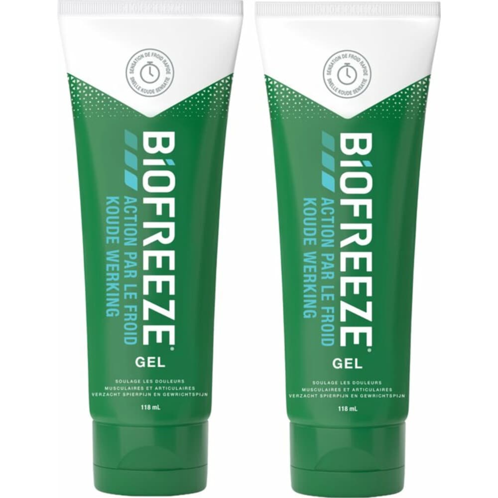 2x Biofreeze Cold Action Gel Verkoelend 118 ml