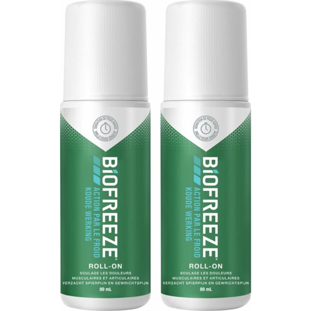 2x Biofreeze Cold Action Gel Roller 84 gr