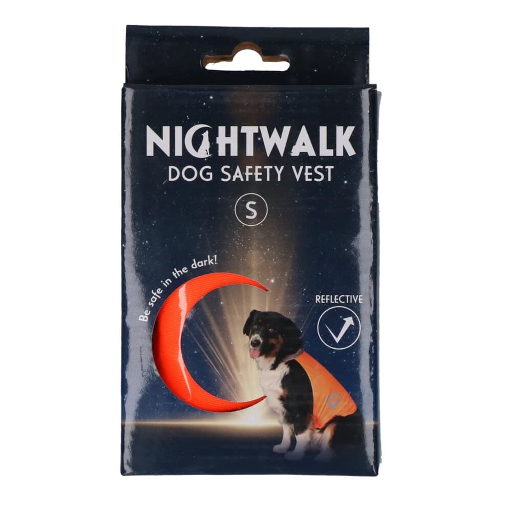 Nightwalk Dog Safety Vest Orange S
