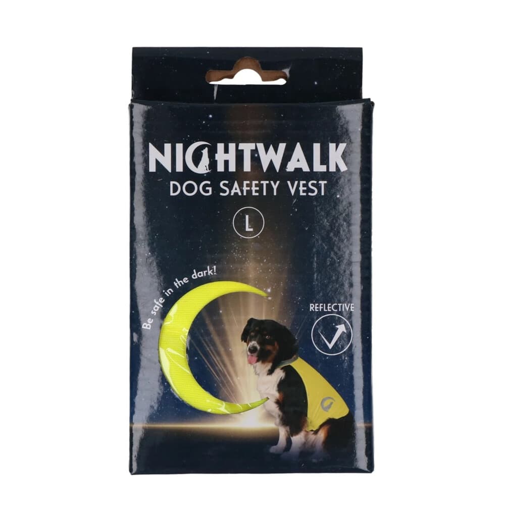 Nightwalk Dog Safety Vest Yellow L