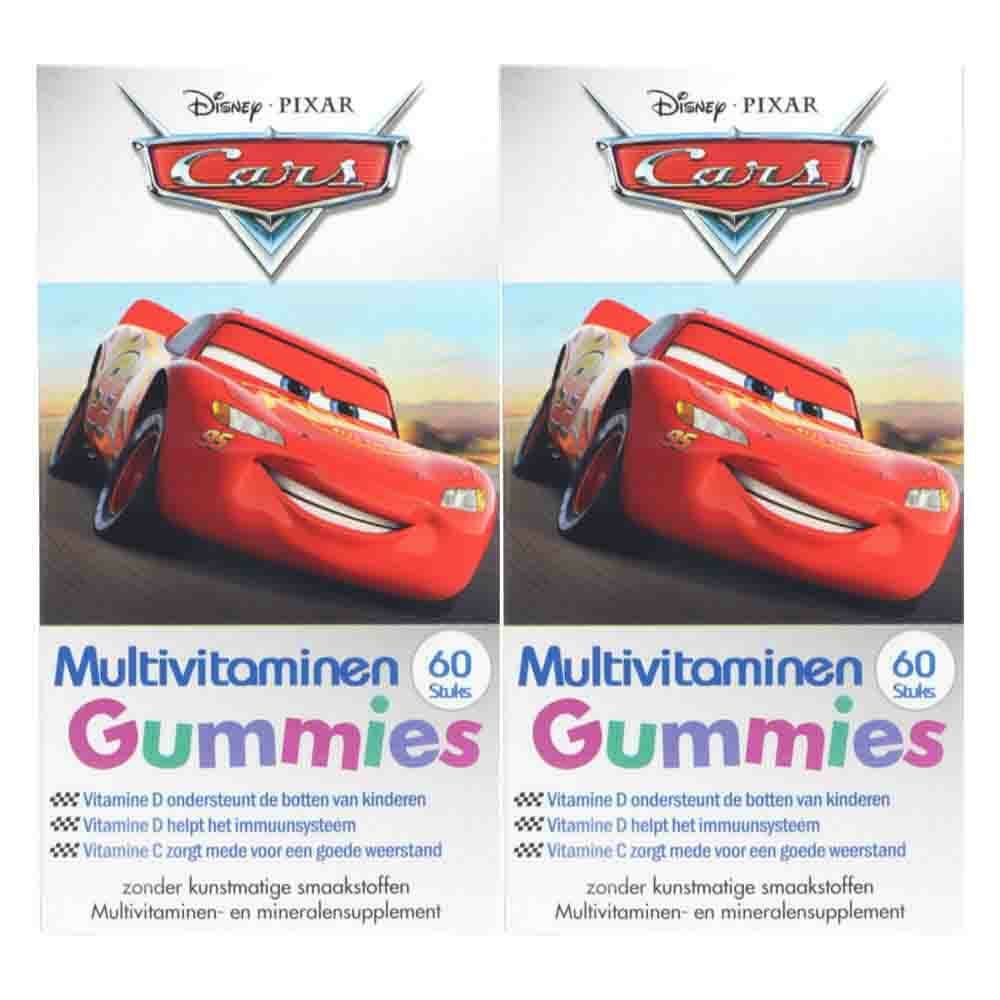 Gratis Verzending: 2x Disney Multivitamines Cars 60 Gummies