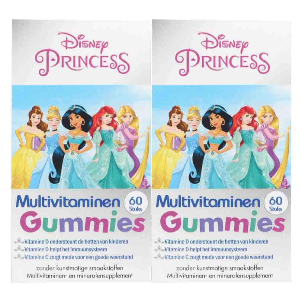 Gratis Verzending: 2x Disney Multivitamines Princes 60 gummies