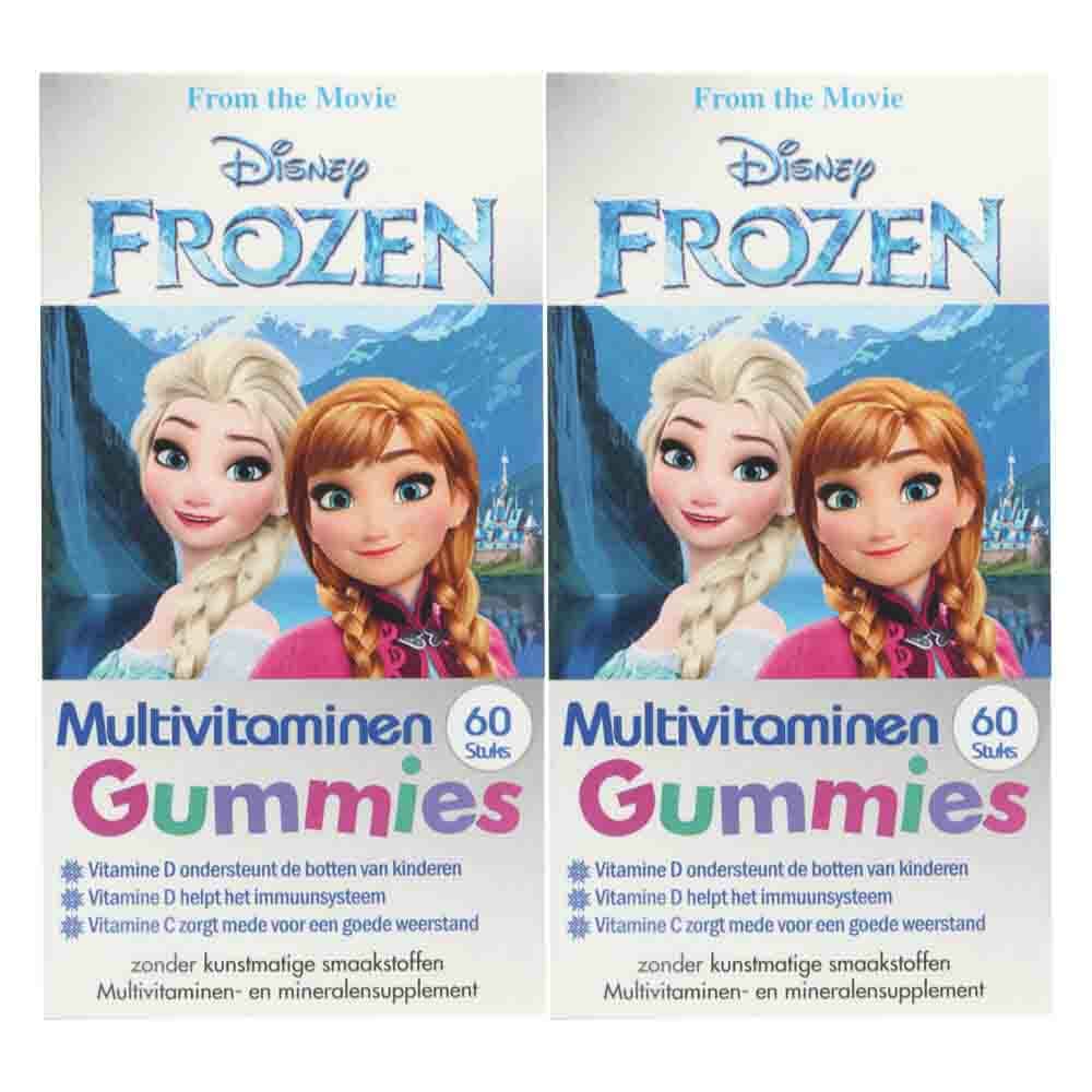 Gratis Verzending: 2x Disney Multivitamines Frozen 60 gummies