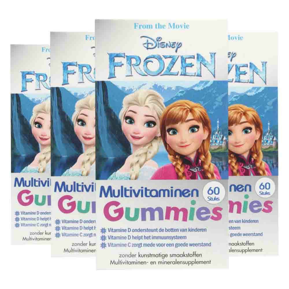 Gratis Verzending: 4x Disney Multivitamines Frozen 60 gummies
