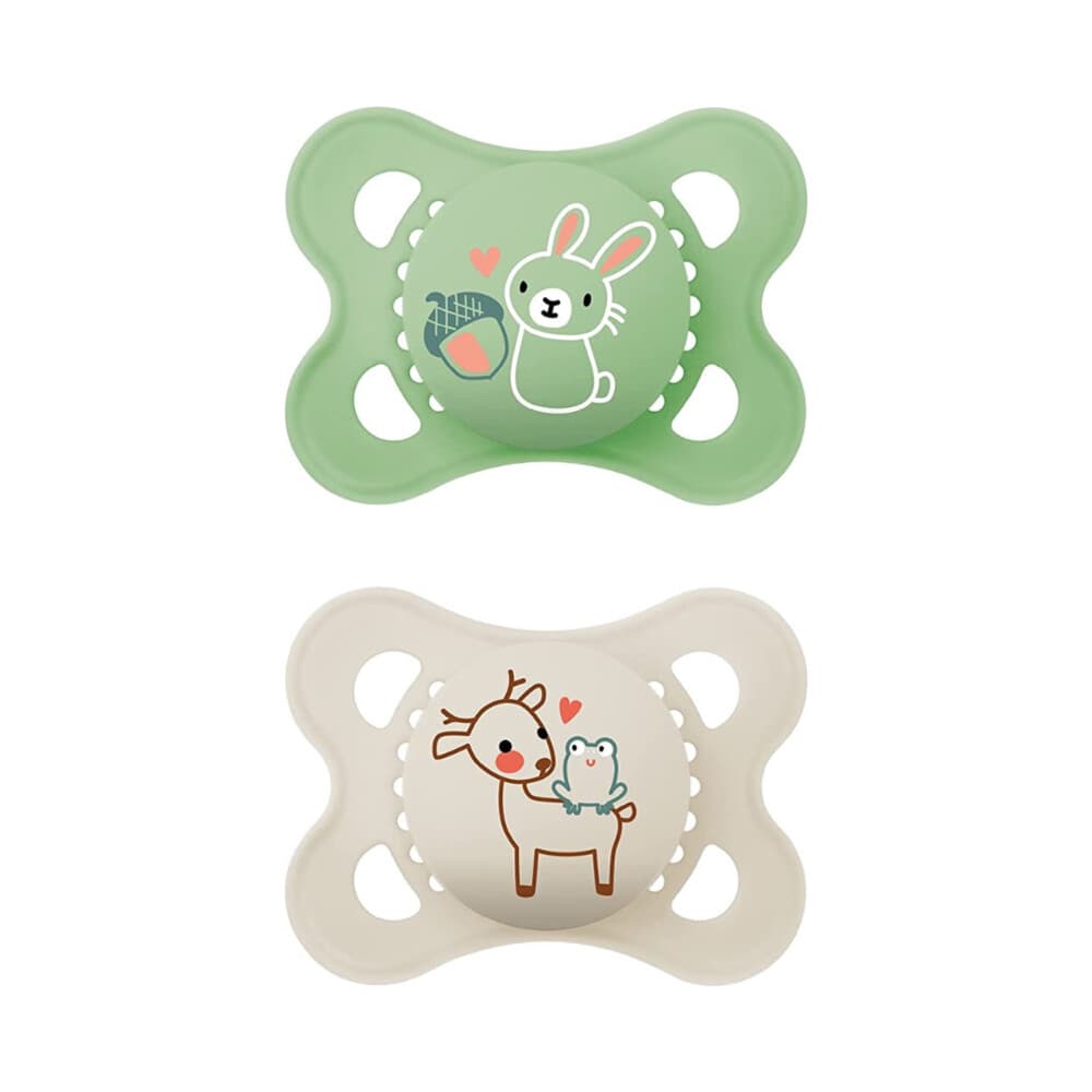 MAM Fopspeen Original Silikon 0-6 mnd Universeel 2 stuks