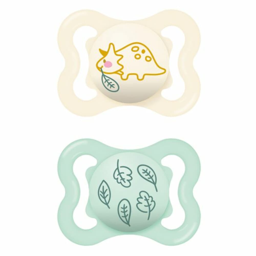 MAM Fopspeen Supreme Silikon 0-6 mnd Universeel 2 stuks