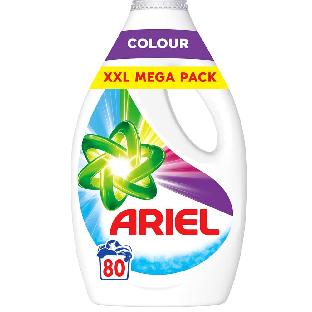 Ariel Wasmiddel Color Cold&Short 80 Wasbeurten 2,64 liter