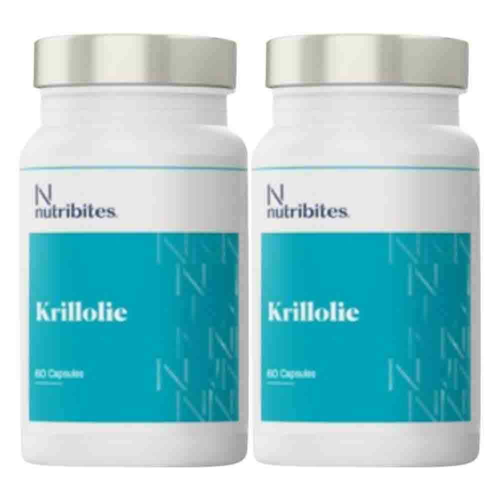 Gratis Verzending: 2x Nutribites Krillolie 60 softgels