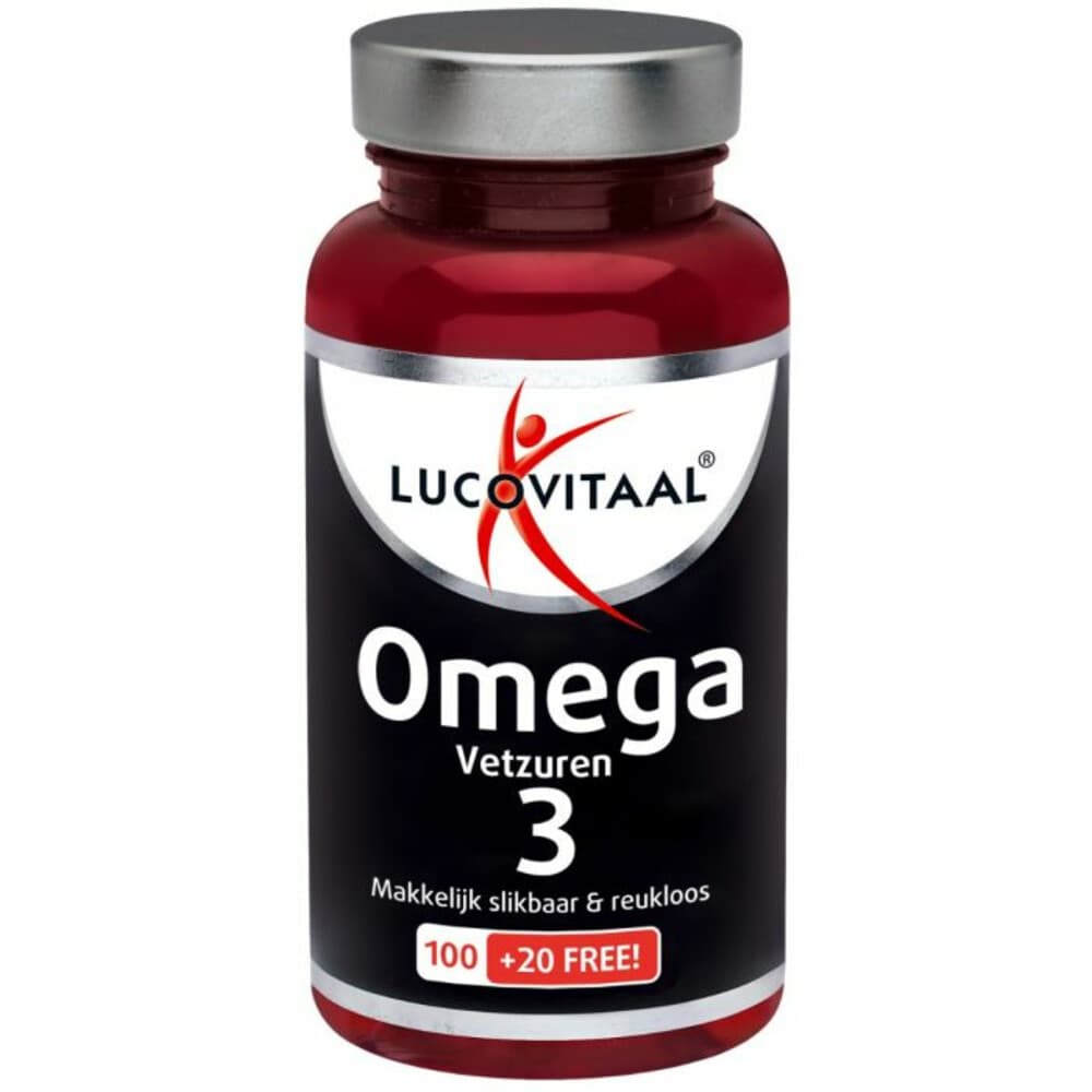 2+2 gratis: Lucovitaal Omega 3 Vetzuren 120 capsules