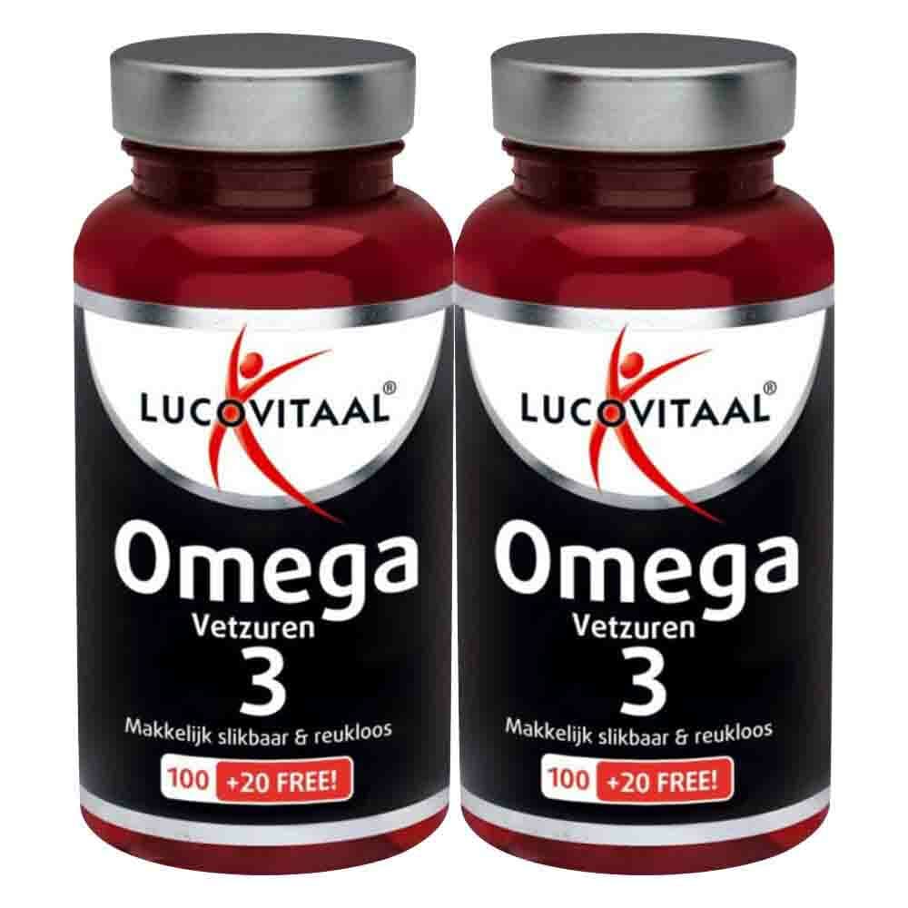 Gratis Verzending: 2x Lucovitaal Omega 3 Vetzuren 120 capsules