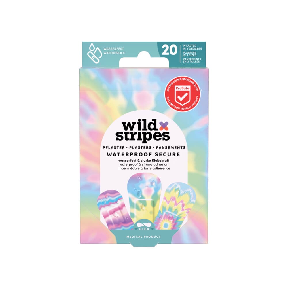 Wild Stripes Pleisters Waterproof Rainbow 20 stuks