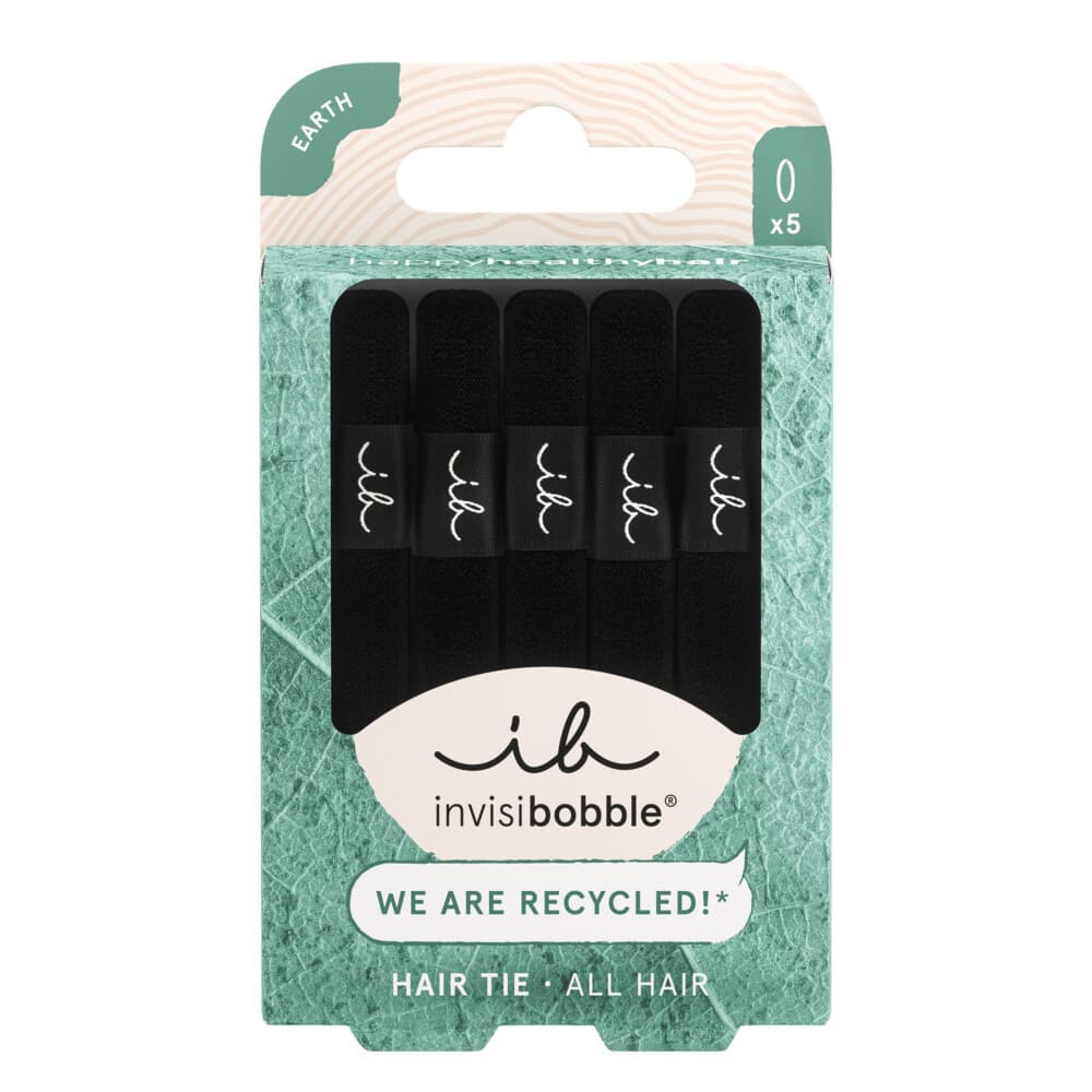 Invisibobble Haarelastiek Zwart 5 stuks