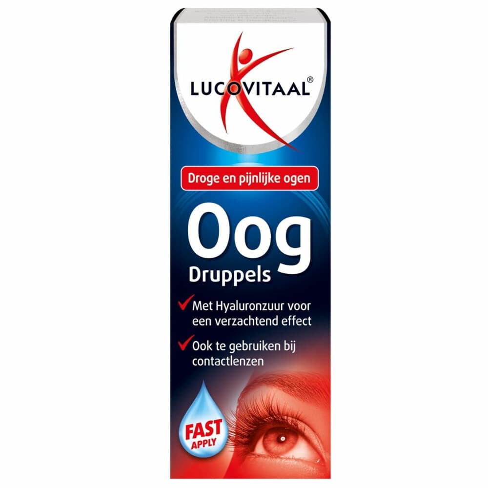 3x Lucovitaal Oogdruppels Droge en Pijnlijke Ogen 10 ml