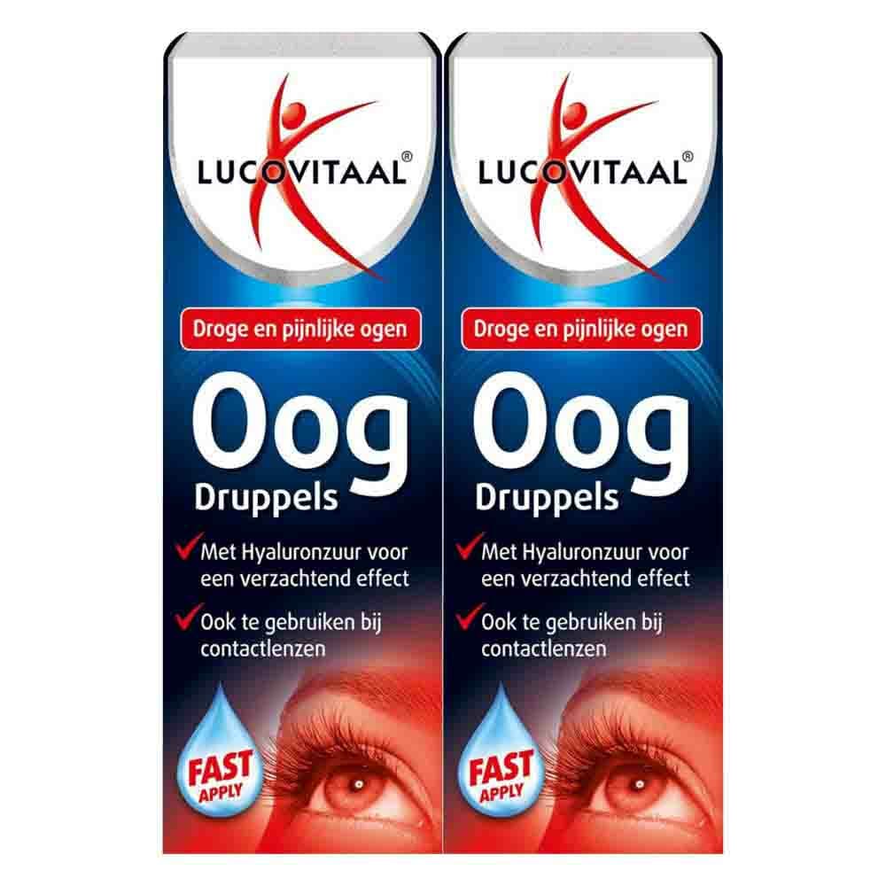 2x Lucovitaal Oogdruppels Droge en Pijnlijke Ogen 10 ml