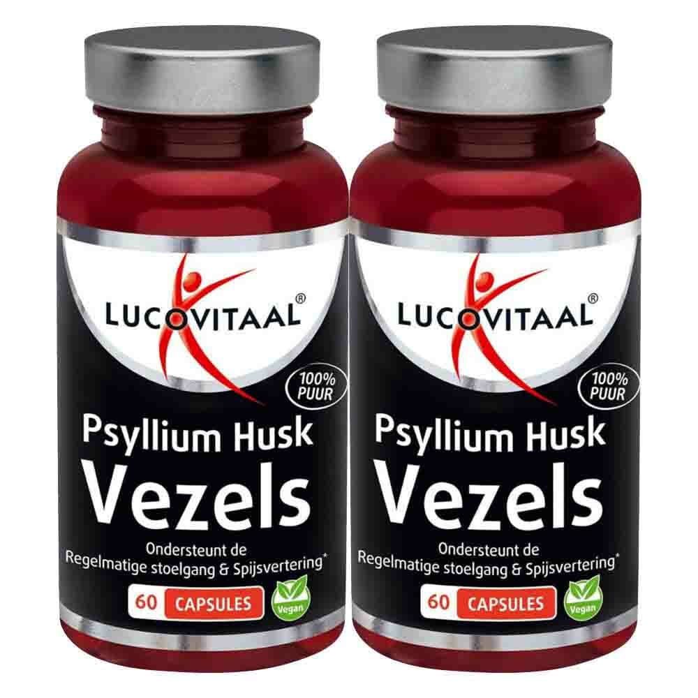 Gratis Verzending: 2x Lucovitaal Psyllium Husk Vezels 60 capsules