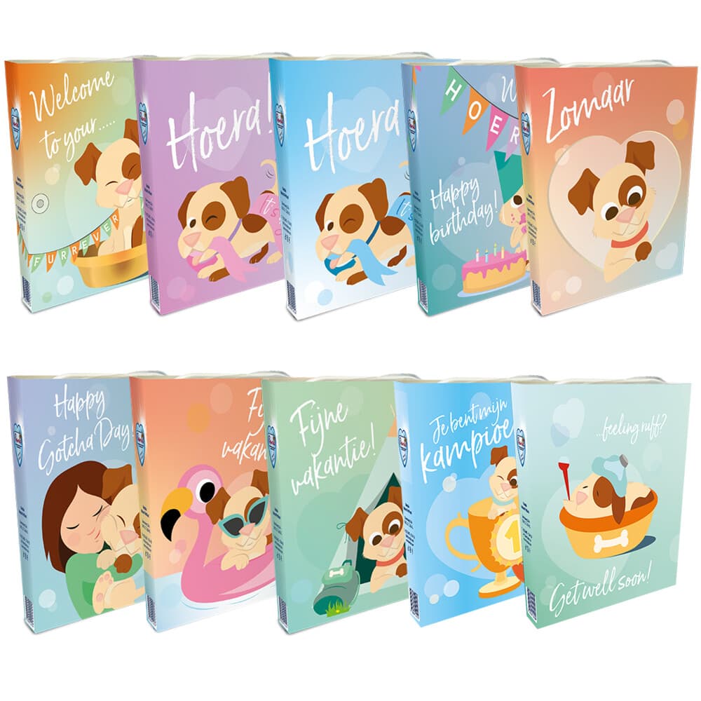 Renske Woef Gift Bundel, 10 Soorten, 3 Per Soort 30 stuks