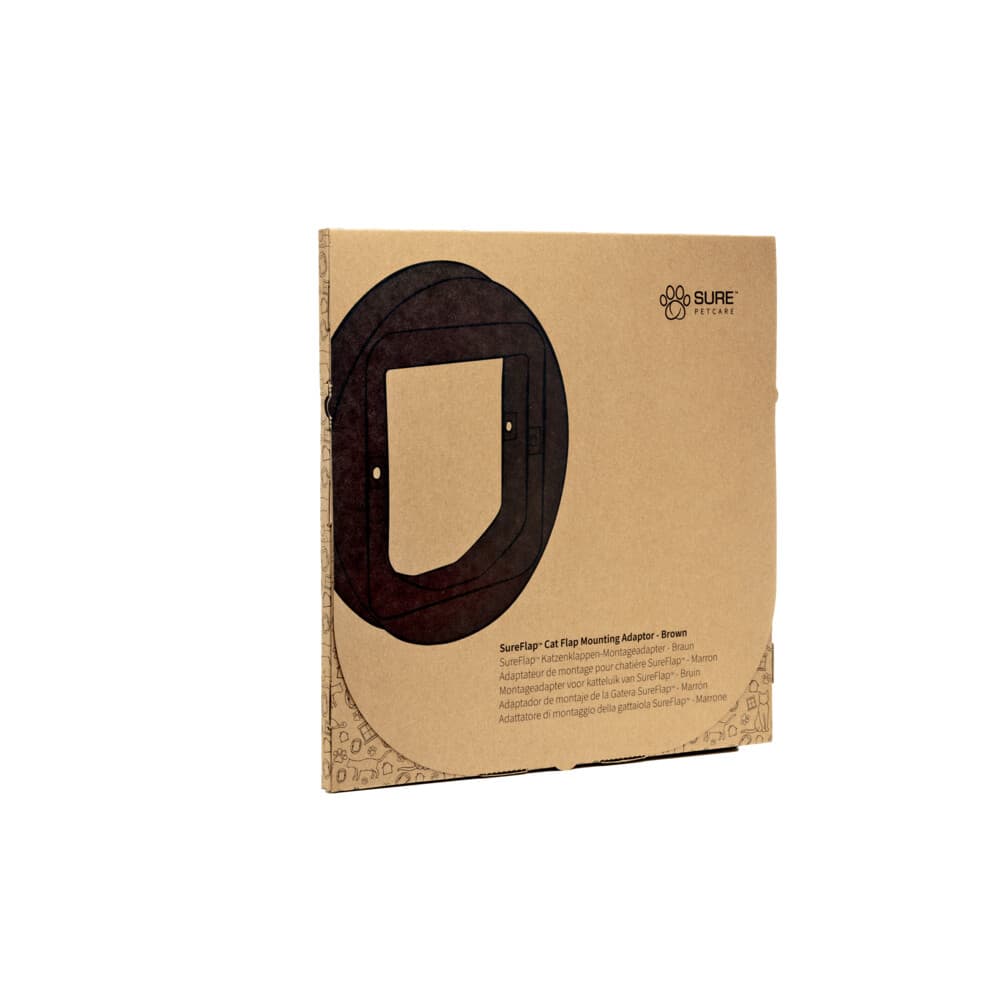 Sure Flap Microchip Kattenluik Montageadapter Bruin