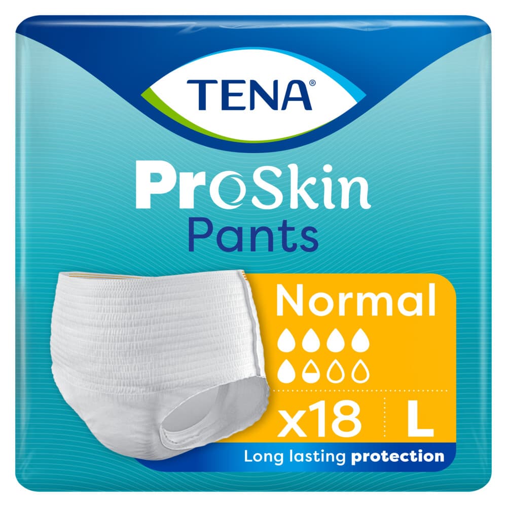 4x TENA Proskin Pants Normal L 18 stuks