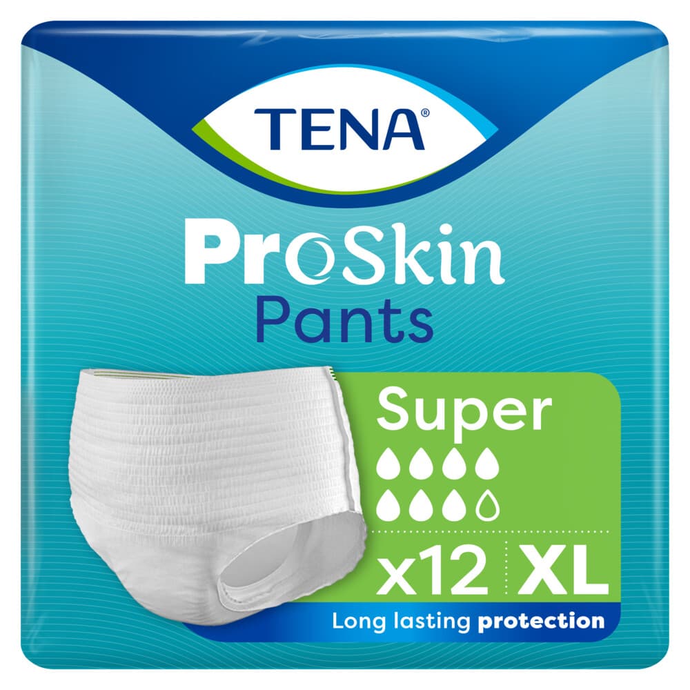 4x TENA Proskin Pants Super XL 12 stuks